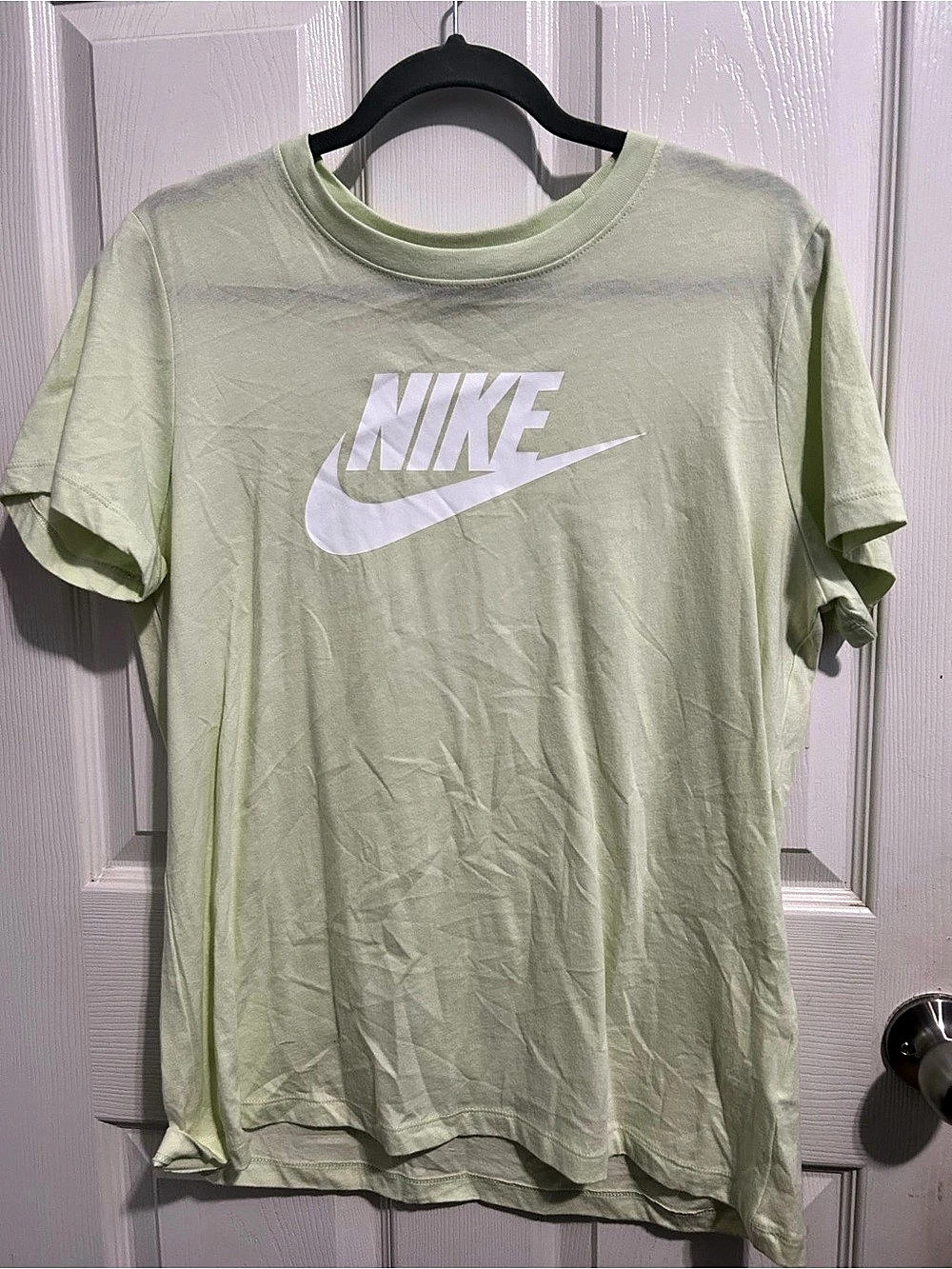 Nike The Nike Tee Logo Short Sleeve Tee in yellow